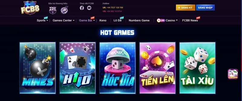 Đa dạng các thể loại sòng bài