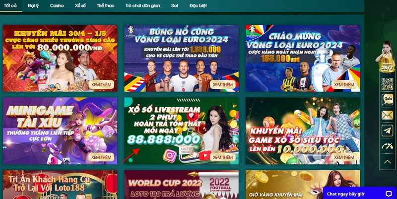 Ưu đãi hằng ngày xổ số livestream cực hấp dẫn