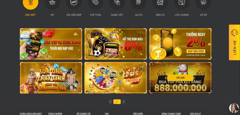 Rất nhiều các khuyến mãi đặc biệt hấp dẫn đang được sân chơi cung cấp