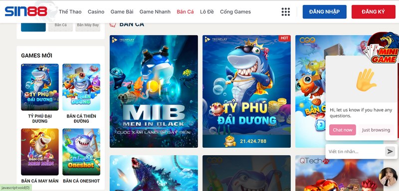 Hãy thử trải nghiệm hòa mình vào địa dương cùng game bắn cá 