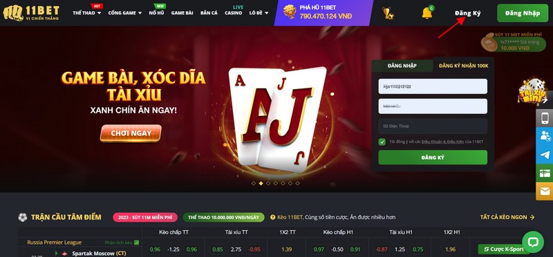 Truy cập vào website của nhà cái bằng đường dẫn chuẩn để không bị chặn