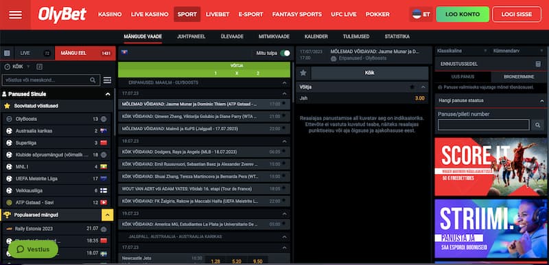 sân chơi cá cược