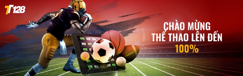 Chào mừng thể thao 100% khi nạp tiền lần đầu vào sảnh game