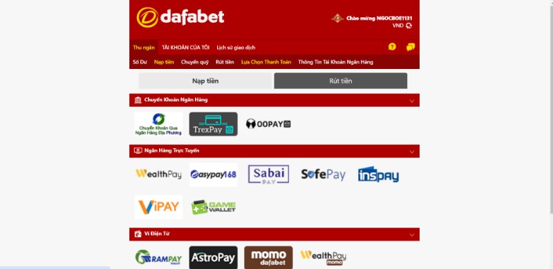 Người chơi có thể thực hiện việc nạp tiền cực dễ dàng và đơn giản