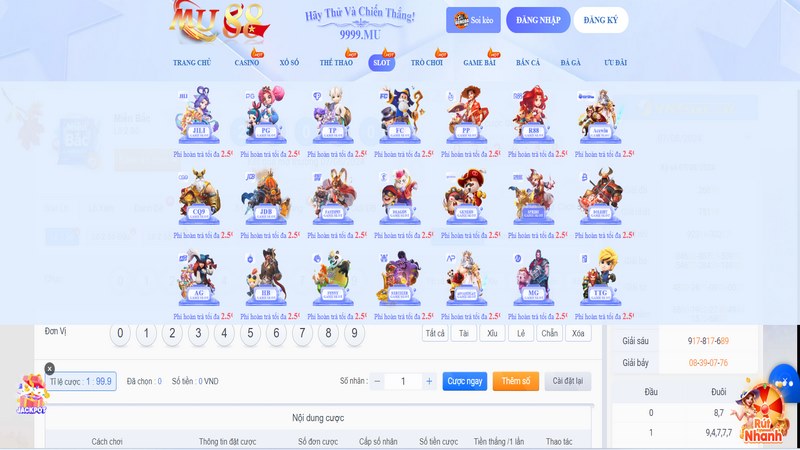 Nhiều chuyên mục giải trí hot cùng các game hay mức thưởng lớn